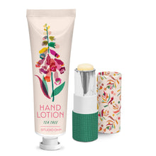 Load image into Gallery viewer, Summer Blooms Lip Balm & Hand Lotion Set