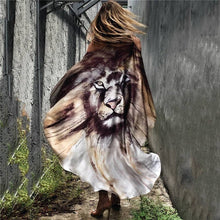 Load image into Gallery viewer, Stylish Off-Shoulder Digital Print Maxi Dress