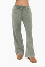 Load image into Gallery viewer, KP-11923 Distressed Mineral-Washed Pants