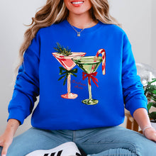 Load image into Gallery viewer, Holiday Martini Christmas Sweatshirt | Gildan