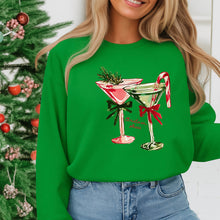 Load image into Gallery viewer, Holiday Martini Christmas Sweatshirt | Gildan