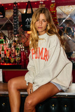 Load image into Gallery viewer, IT2594-DRINKS Booze Print Reversible Mock Neck Sweatshirt