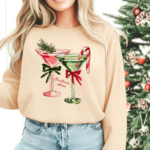 Load image into Gallery viewer, Holiday Martini Christmas Sweatshirt | Gildan