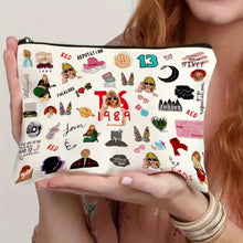 Load image into Gallery viewer, Pop Muse Print Waterproof Makeup Zip Bag_CWAB1778