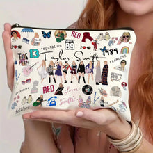 Load image into Gallery viewer, Pop Muse Print Waterproof Makeup Zip Bag_CWAB1778