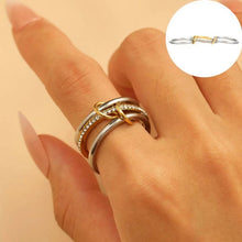 Load image into Gallery viewer, Stainless Steel Stackable Plain Band Rings Linked | 40R134