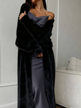 Load image into Gallery viewer, Women's Long Faux Mink Coat for Fall/Winter