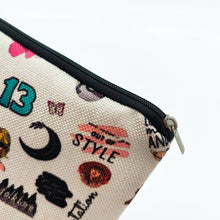 Load image into Gallery viewer, Pop Muse Print Waterproof Makeup Zip Bag_CWAB1778