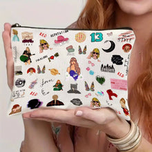 Load image into Gallery viewer, Pop Muse Print Waterproof Makeup Zip Bag_CWAB1778