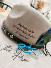 Load image into Gallery viewer, I am The Storm Burned Hat Western Hat Rancher Cowboy