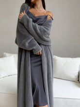 Load image into Gallery viewer, Women's Long Faux Mink Coat for Fall/Winter