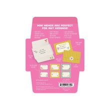 Load image into Gallery viewer, Put a Bow on It Mini Memos with Stickers