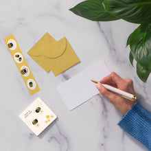 Load image into Gallery viewer, Mini Notecard Set Buzzy Bees