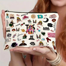 Load image into Gallery viewer, Pop Muse Print Waterproof Makeup Zip Bag_CWAB1778