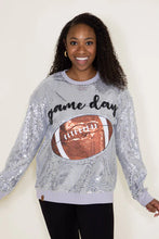 Load image into Gallery viewer, SIMPLY SOUTHERN SEQUIN GAME DAY SWEATER
