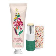 Load image into Gallery viewer, Summer Blooms Lip Balm &amp; Hand Lotion Set
