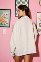 Load image into Gallery viewer, IT2594-GYM 'GYM &amp; BED' Print Reversible Mockneck Sweatshirt

