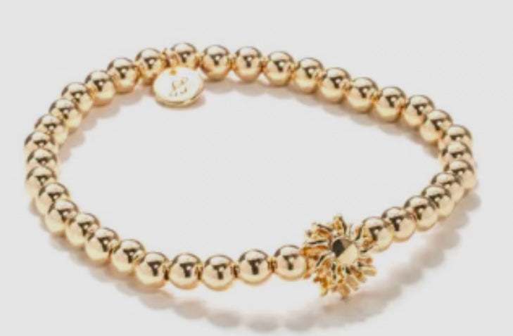 SOUL STACKS BEADED BRACELET W/ SUN CHARM