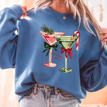 Load image into Gallery viewer, Holiday Martini Christmas Sweatshirt | Gildan
