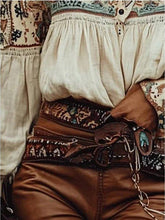 Load image into Gallery viewer, Vintage Western-Style Women's Cowboy Shirt
