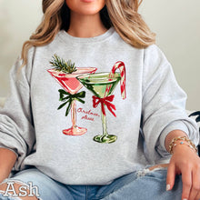 Load image into Gallery viewer, Holiday Martini Christmas Sweatshirt | Gildan
