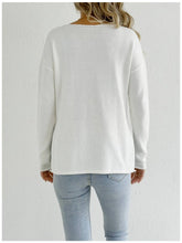 Load image into Gallery viewer, Champagne Please Slit Sweater
