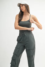 Load image into Gallery viewer, AP-7403 - Cargo Active Jumpsuit
