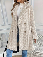 Load image into Gallery viewer, ROS- RCJW04 Reversible Plush Slip Pockets Casual Long Coat
