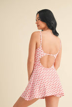 Load image into Gallery viewer, Cherry Gingham Print A-Line Mini Dress
