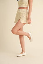 Load image into Gallery viewer, Ditsy Print Side Slit A-Line Skort
