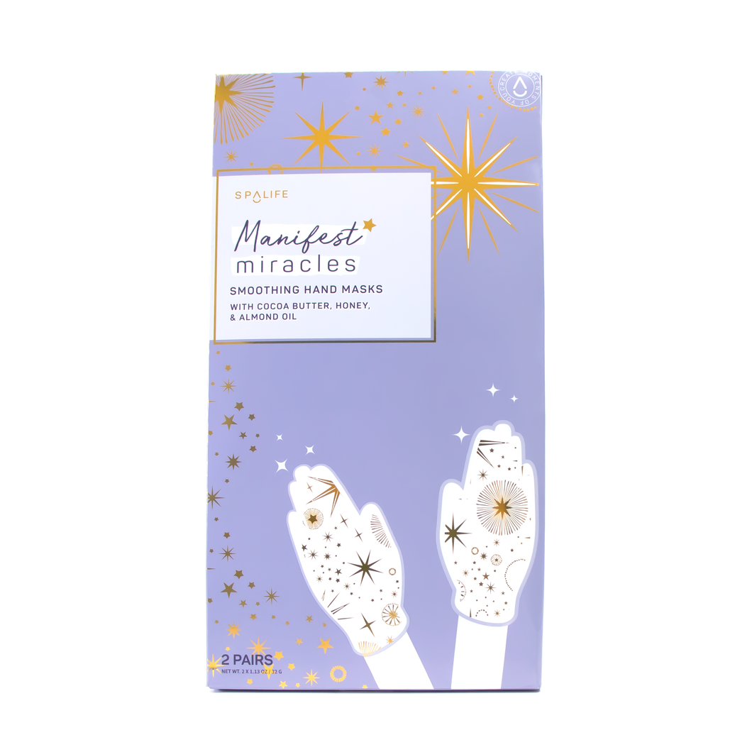 Holiday Manifest Miracles Smoothing Hand Masks - 2 Pairs