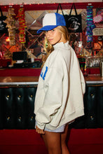 Load image into Gallery viewer, IT2594-DRINKS Booze Print Reversible Mock Neck Sweatshirt
