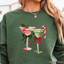 Load image into Gallery viewer, Holiday Martini Christmas Sweatshirt | Gildan
