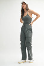 Load image into Gallery viewer, AP-7403 - Cargo Active Jumpsuit
