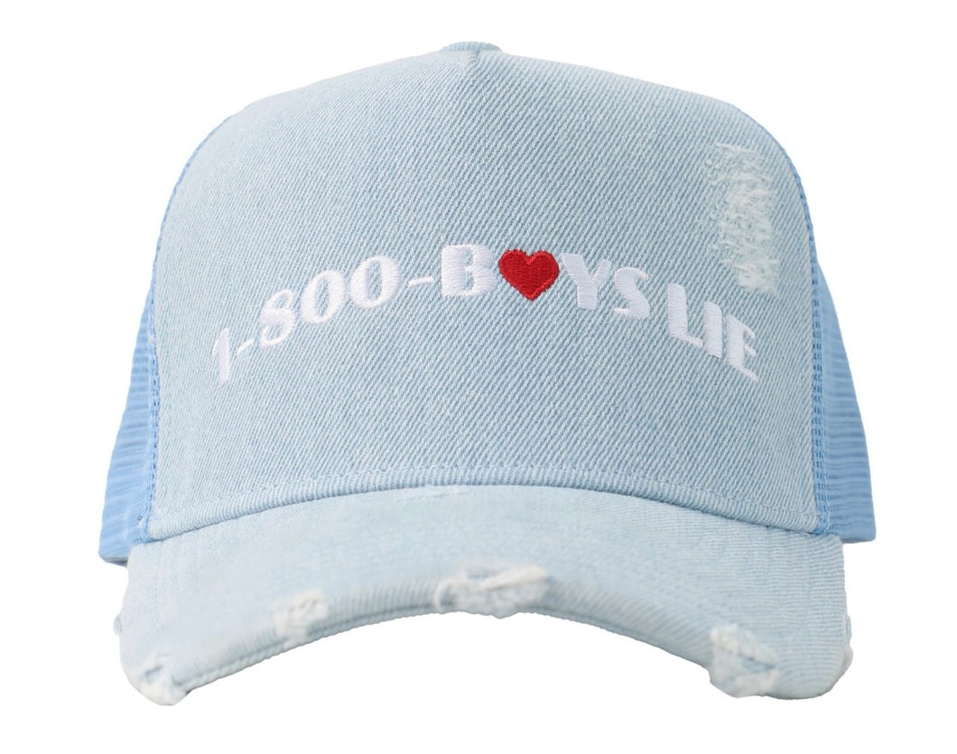 BOYS LIE 1-800 TRUCKER HAT