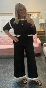 WIDE LEG COLOR BLOCK SET