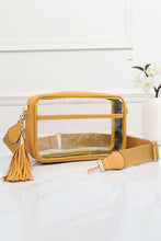 Load image into Gallery viewer, Clear PU Cross Body Camera Bag
