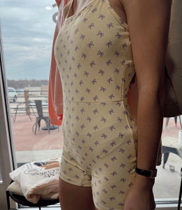 HAPPY CAMP3R BOW ROMPER