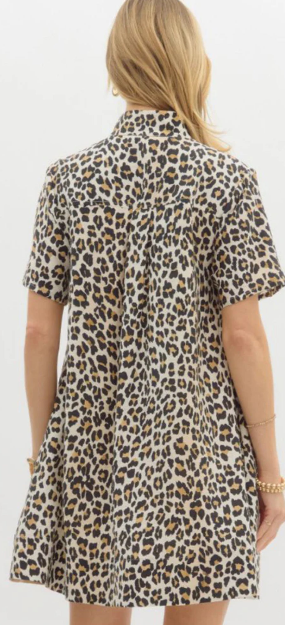 ENTRO D26571 LEOPARD DRESS