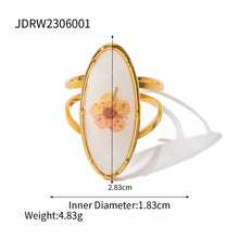 Load image into Gallery viewer, IMMORTAL FLOWER STAINLESS STEEL RINGS FOR WOMEN_CWAJE0610
