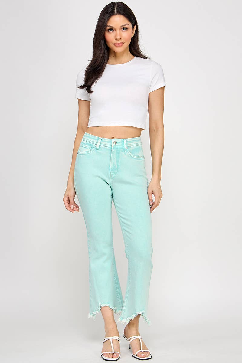 P8118-TUMMY CONTROL MINERAL COLOR KICK FLARE