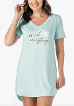 Load image into Gallery viewer, HELLO MELLO SLEEP SHIRT &quot; CANCEL EVERYTHING&quot;
