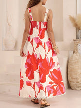 Load image into Gallery viewer, Chocolate polka lace trim strappy sundress
