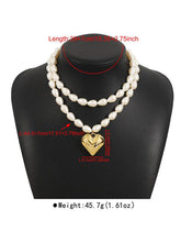 Load image into Gallery viewer, Double Layered Heart Shape Necklaces Accessories
