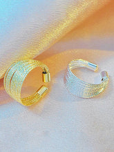 Load image into Gallery viewer, Adjustable Hollow Sequined Solid Color Rings Accessories
