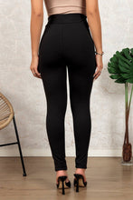 Load image into Gallery viewer, Leather Patchwork High Waist Leggings
