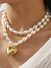 Load image into Gallery viewer, Double Layered Heart Shape Necklaces Accessories
