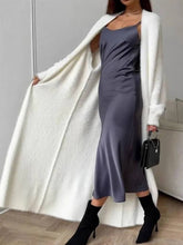 Load image into Gallery viewer, Women's Long Faux Mink Coat for Fall/Winter
