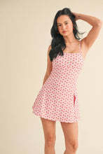 Load image into Gallery viewer, Cherry Gingham Print A-Line Mini Dress
