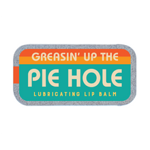 Load image into Gallery viewer, WR-Greasin&#39; Up the Pie Hole Lip Balm | Funny Old School Tin

